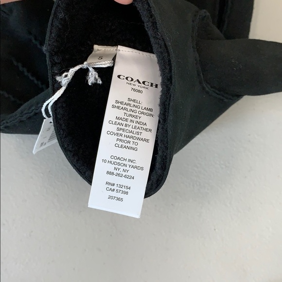 Brand New Coach Black Gloves - Picture 6 of 10